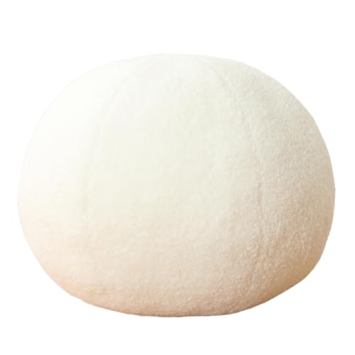 tinysiry Almohadas de Bolas de Nudo Suave, cojín de Bola de Almohada Decorativa de Dormitorio Moderno, Almohada de Felpa Redonda Hecha a Mano, cojín de Almohada de Felpa calmante para aliviar el es