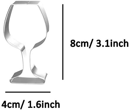 Mini Goblet Wine Glass Cookie Cutter image 4