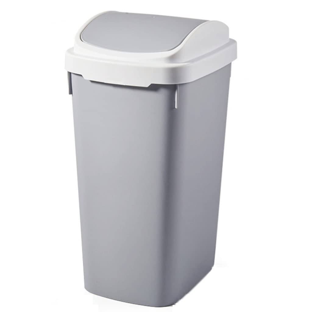 Bote de basura ZAW con tapa elegante para baños y salas de estar