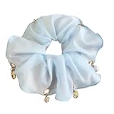 Anillos para el pelo con lazos blancos versátiles, adornos encantadores, accesorios elegantes, banda elástica suave