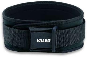 Black 6" Competition Classic Rigid Back Support Belt With Memory Foam Core