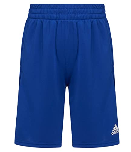 adidas Boys' Aeroready Elastic Waistband Classic 3s Short (Medium, Team