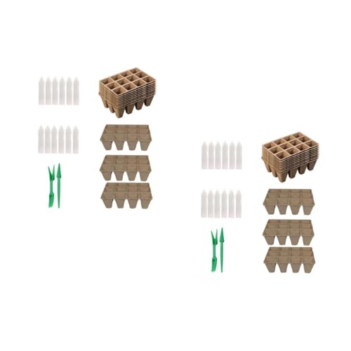 Sosoport 2 Set Coppa Della Scuola Vaso Da Vivaio Per Piante Vaso Da Vivaio Da Giardinaggio Vasi Di Germinazione Da Giardino Piantare La Coppa Del Vivaio Polpa Riciclata