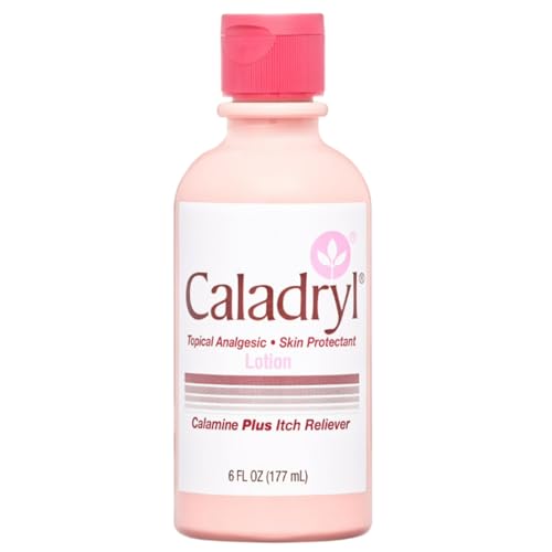 Calamine Lotion by Caladryl Skin Protectant Plus Itch Relief 6 Fl Oz 2-Pack