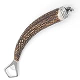 wunderschöner traditioneller Flaschenöffner mit echter Rothirsch Hirschhorn Stange als Griff Griff Ende verziert mit wunderschöner Endkappe mit kleinem Keilerkopf Jeder Flaschenöffner ist ein echtes Unikat. Gefertigt in qualitativ hochwertiger Handarbeit Original aus Bayern Das Hirschhorn ist ein echtes Naturprodukt und jeder Griff sieht anders aus. Wir fotografieren deshalb für Sie jedes Stück einzeln. Sie erhalten genau diesen Öffner. Gesamtlänge: ca. 22 cm NEUWARE