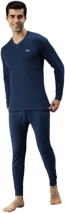 Sponsored Ad - Lux Cottswool Thermal Wear for Men Set Top & Bottom - Premium Winter Inner Wear for Men - Warm and Comfortable Thermal for Men - V Neck Body Warmer Set for Men - Cotton Thermal Wear for Men Set
