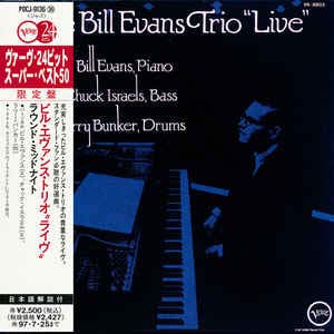 THE BILL EVANS TRIO - ''Live'' - Disque CD