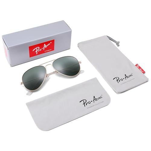 Image of Pro Acme Aviator Sunglasses for Men Women Classic Polarized UV400 Protection