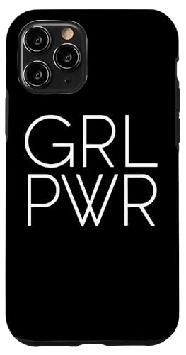 Mujeres Poder GRL PWR Motivación Fuerza Feminista Power Girl Carcasa para iPhone 11 Pro