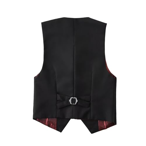 Kids Vest for Boys Formal Suit Vest for Toddler Solid Dress Waistcoat3