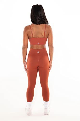 Women Active West Set Yoga Sports Bra and High Waisted Scrunch Leggings Butt Lifting - Image 4