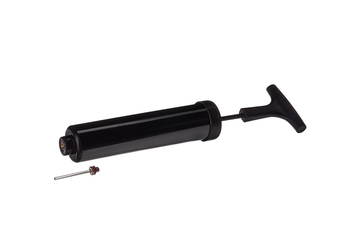 Sunny Sports Football, Volleyball, Basketball, Rugby Air Pump with Inflating Needle, Black Colour-image-35