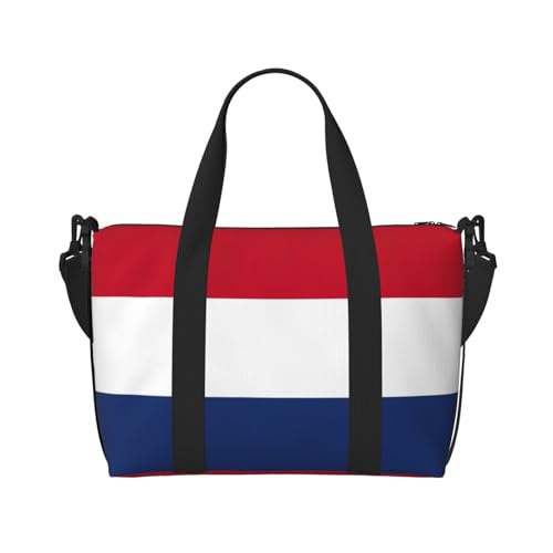 Travel Duffle Bag Weekender Bag Carry On Tote Bag Sport Gym Bag for Women Men Dutch flag Print2