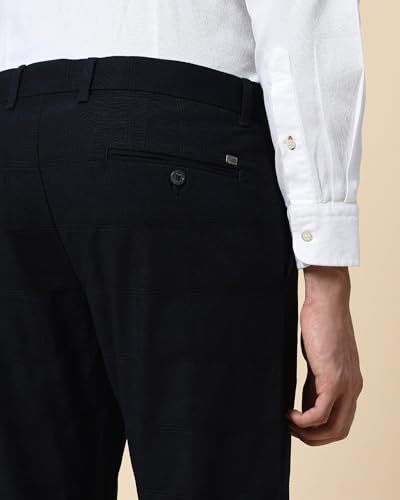 Image of Blackberrys Men's Cotton Blend Slim Casual Trousers
