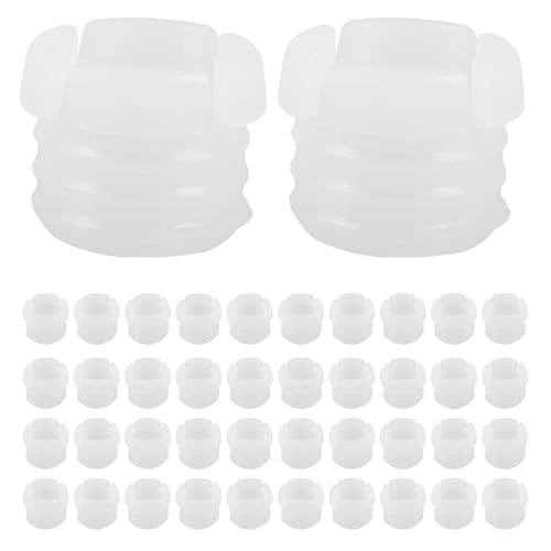 Tapones transparentes antideslizantes para evitar ruidos y rayones en las patas de sillas