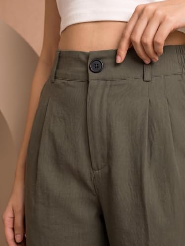 Image of Womens NS Lycra Korean High Waist Straight Pants