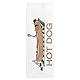 Garcia de Pou 500 Einheit fettdicht Hot Dog Staubbeutel 34 GSM in Box, 7 + 5 x 18 cm, greasproof Pergament, weiß, 7 X 18 x 30 cm