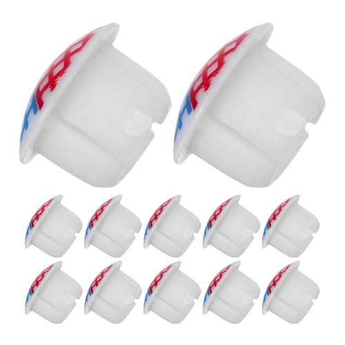 Angoily Botones Adhesivos Impermeables para Grifo 40 Unidades, Indicadores de Temperatura Agua Caliente y Fría, Señalizadores Rojos y Azules para Cocina y Baño, Repuestos para