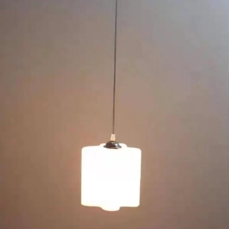 Lustre LED anneau en verre nuage moderne pour éclairage de chambre et couloir