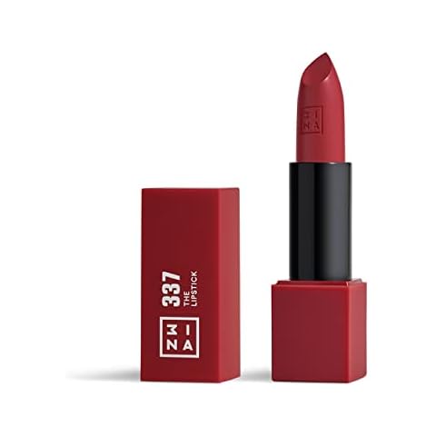 3INA MAKEUP Dark Wine Lipstick with Vitamin E Cover