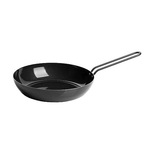 【BLKP】 【日本製】 パール金属 フライパン 24cm 鉄製 ワイヤーハンドル IH対応 ショット加工 シリコーン塗装 日本製 新潟県燕三条産 アウトドア キャンプ ソテーパン AZ-5185