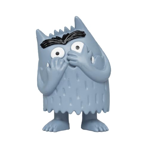 Comansi - Figura Miedo Gris, Juguete de El Monstruo de Colores de Anna Llenas, Figura Coleccionable y Recurso Emocional para Niños