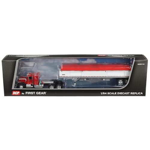 Camión GMC General 1/64 con remolque Wilson Pacesetter miniatura 6