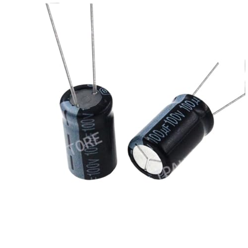 Condensateur électrolytique en aluminium 100 uF 100 V durable à configuration radiale 10x16mm