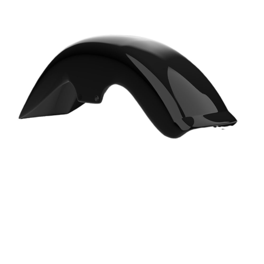 Garde-boue moto custom en ABS noir brillant pour fourche de Harley Softail FLSTF Special