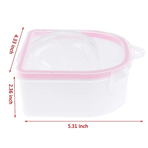 Tvoip 2Pcs Nail Soaking Bowl Soak Off Warm Water Bowl miniatura 4