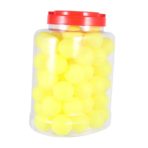 ARTSEWPLY 60pcs Table Tennis Light Yellow Sports for Home and for Beginners and Competitive Games for Family Fun
