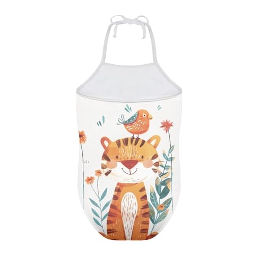 Girls One-Piece Swimsuit Bathing Suit Halter Tankini Summer Beach Swimwear for 3-10 Years2