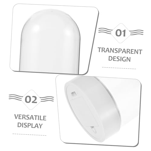 Bola de nieve Navidad con base protectora plástica LOLIPPYY de alta transparencia 4