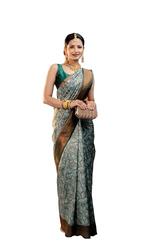 Image of Avantika Fashion Women's Kanjivaram Soft Silk Banarasi Sarees With Blouse Piece