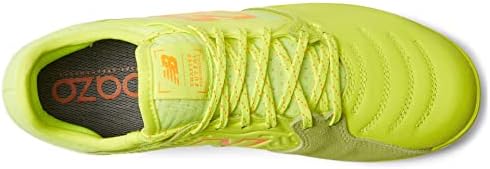 New Balance Men's Audazo V5+ Pro in Soccer Shoe, Hi-Lite/Blaze Orange/Bleached Lime Glo, 12.5 | Image 1