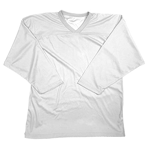 HOCKEY JERSEY-ADULT-S-WHITE