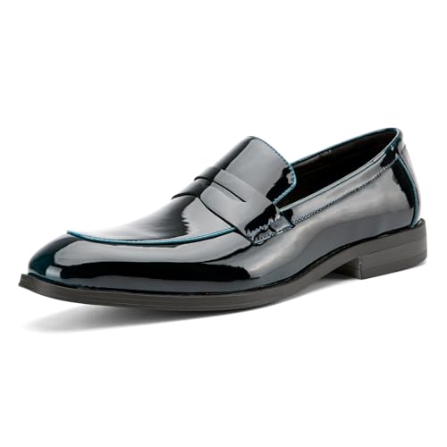 Image of JITAI Mens Velvet Loafers Dress Shoes Loafers for Men Tuxedo Suit Shoes