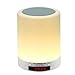 Produktbild The perseids Drahtloser Bluetooth Lautsprecher, Berührungs Steuerung Nachttisch lampe Mit Smart LED Dimmbare RGB Multi Color, Alle in 1 Wecker (MEHRWEG)