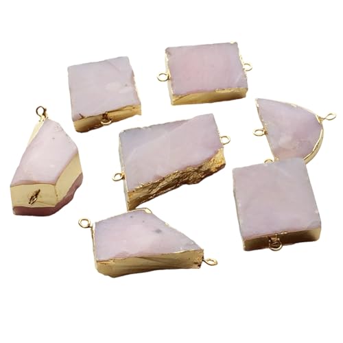 Connecteurs opale rose brute pour sublimer vos bijoux bohèmes lors de vos soirées