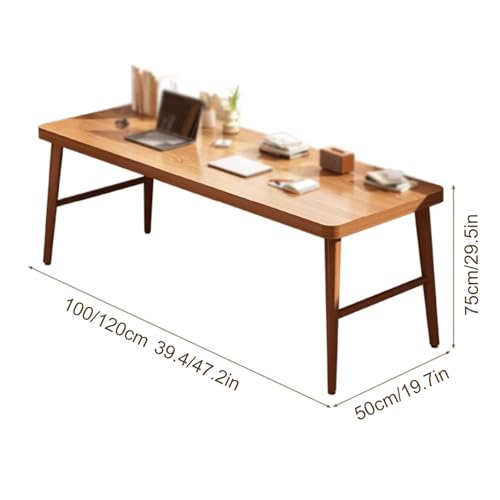 Bureau compact en bois véritable table de jeu poste travail simple - 3