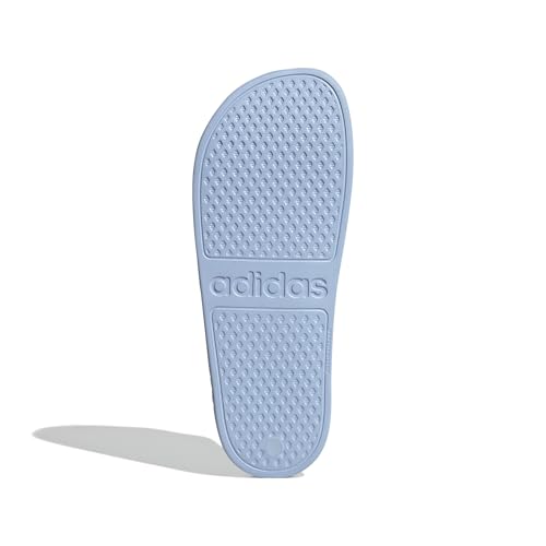adidas adidas Unisex-Adult Adilette Aqua Sportswear, Blue/White/Blue, 8