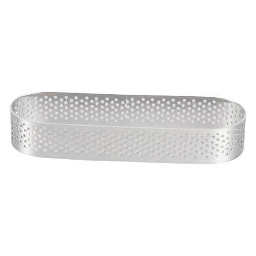 SMASOLO Molde Oval para Tartas de Anillo de Acero Inoxidable Mousse Quiche y Postres con Orificios Ventilados para Repostería Fácil y Desmolde sin Fugas