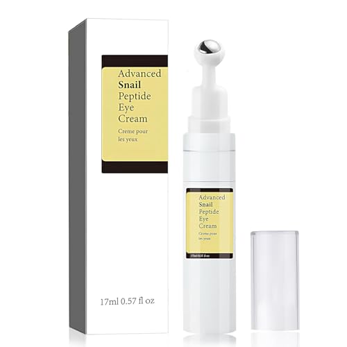 Snail Mucin, Advanced Snail 96 Anti Cernes Yeux, Contre Les Cernes, Contour des Yeux Anti Rides, Lisser les Rides des et Réduire les cernes,17ml