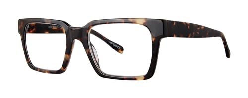 Scojo New York Rockefeller Reading Glasses, Handmade Scratch Resistant Readers for Women and Men, Tortoise - 2.00x