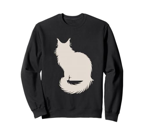 ���C���N�[���̂ӂ�ӂ�V���G�b�g Maine Coon Fluffy Silhouette �g���[�i�[
