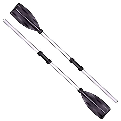 YXYX Kayak Replacement Accessories Boat Rafting Paddle 2 Pcs Aluminum Alloy Detachable Float Afloat Oars Fitting Canoe Oar Boating Accessories for Kayak Storage, Transfer, Maintenance (Color : White)