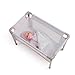 JC Toys - Berenguer Boutique | Travel Folding Crib - Playpen with Accessories | Pink Floral Collection | for Dolls up to 18