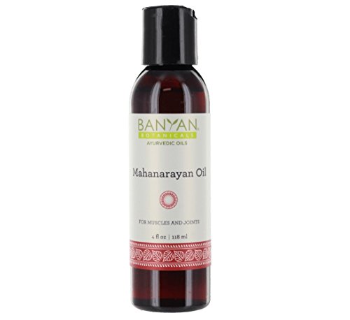 Banyan Botanicals Mahanarayan Oil - 99% Organic, 4 oz - for Muscles and Joints - Supports Comfortable Joint Movement and soothes Pain, Stiffness and Inflammation*