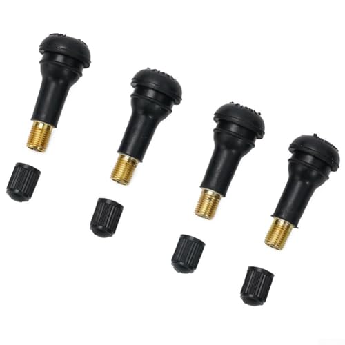 Honseadek Vástagos de válvula de neumático Tr413, boquilla sin cámara de goma con núcleo de válvula Epdm, resistente a la intemperie, para ruedas de coche, camión, llantas, accesorios de repuesto