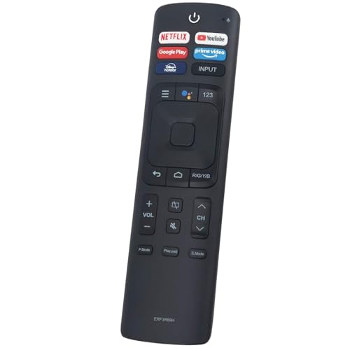 Image of Compatible with Hisense Tv Remote Control for Smart Android 4K LED UHD Tv and Replacement for Original Erf3r69h Model Remotes Control - Non Voice Command No Google Assistance
